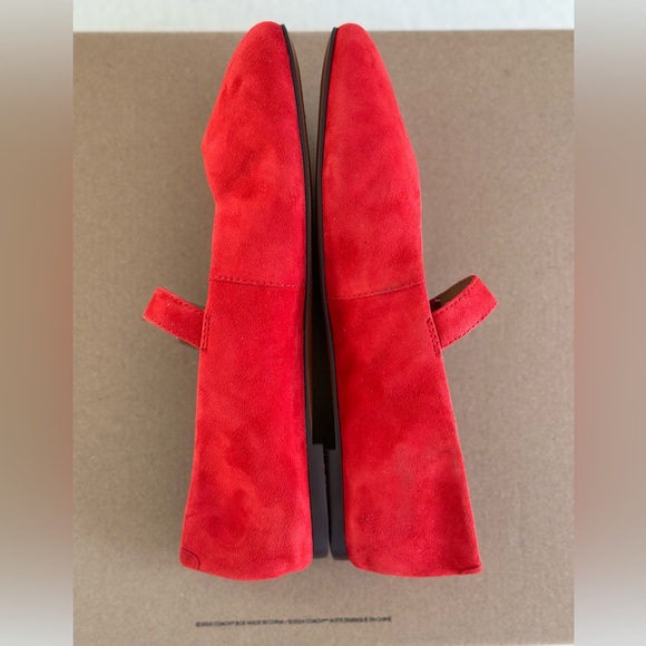 Madewell The Remy Mary Jane Flat in Bandana Red, size 8 1/2 - Picture 11 of 14